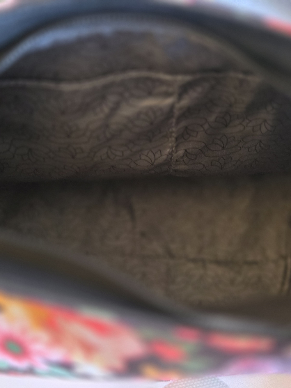 Lily Bloom Black Floral & Butterfly Tote Purse - Picture 7 of 12